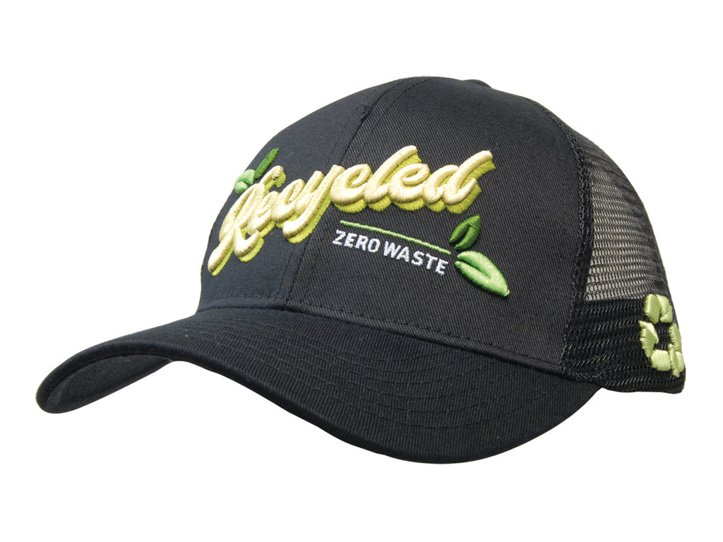 Headwear Recycled Breathable Poly Twill with Mesh Back Cap (3982)