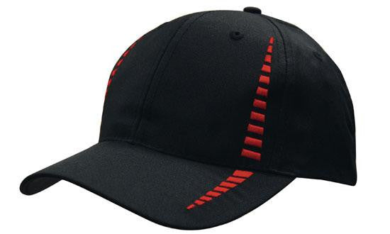 Headwear Breathable Poly Twill with Small Check Patterning Cap (4010)