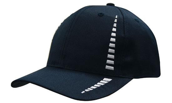 Headwear Breathable Poly Twill with Small Check Patterning Cap (4010)