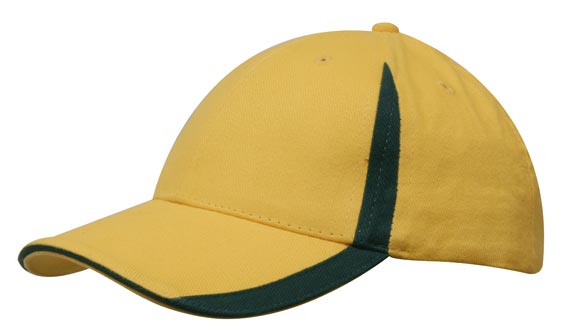 Headwear Brushed Heavy Cotton with Inserts on the Peak & Crown (4014)