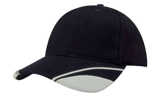 Headwear Brushed Heavy Cotton with Mesh Inserts on Peak (4058)