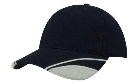 Headwear Brushed Heavy Cotton with Mesh Inserts on Peak (4058)