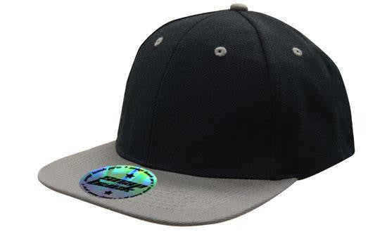 Headwear Premium American Twill with Snap 59 Styling - Two Tone Cap (4106)