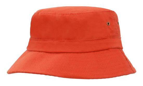 Headwear Brushed Sports Twill Childs Bucket Hat (4131)