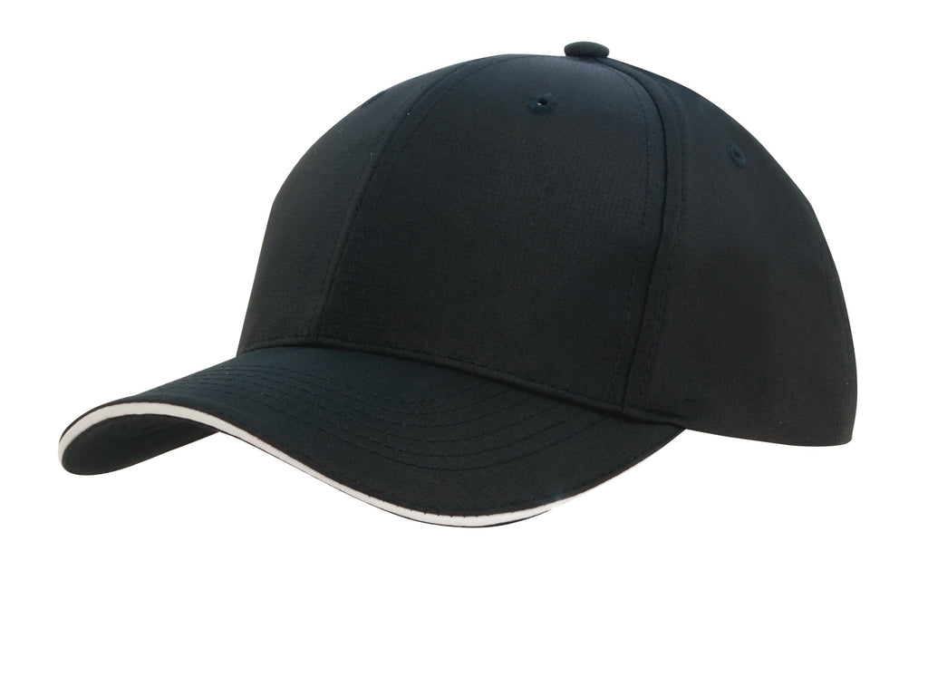 Headwear Sports Ripstop Cap with Sandwich Trim (4149)