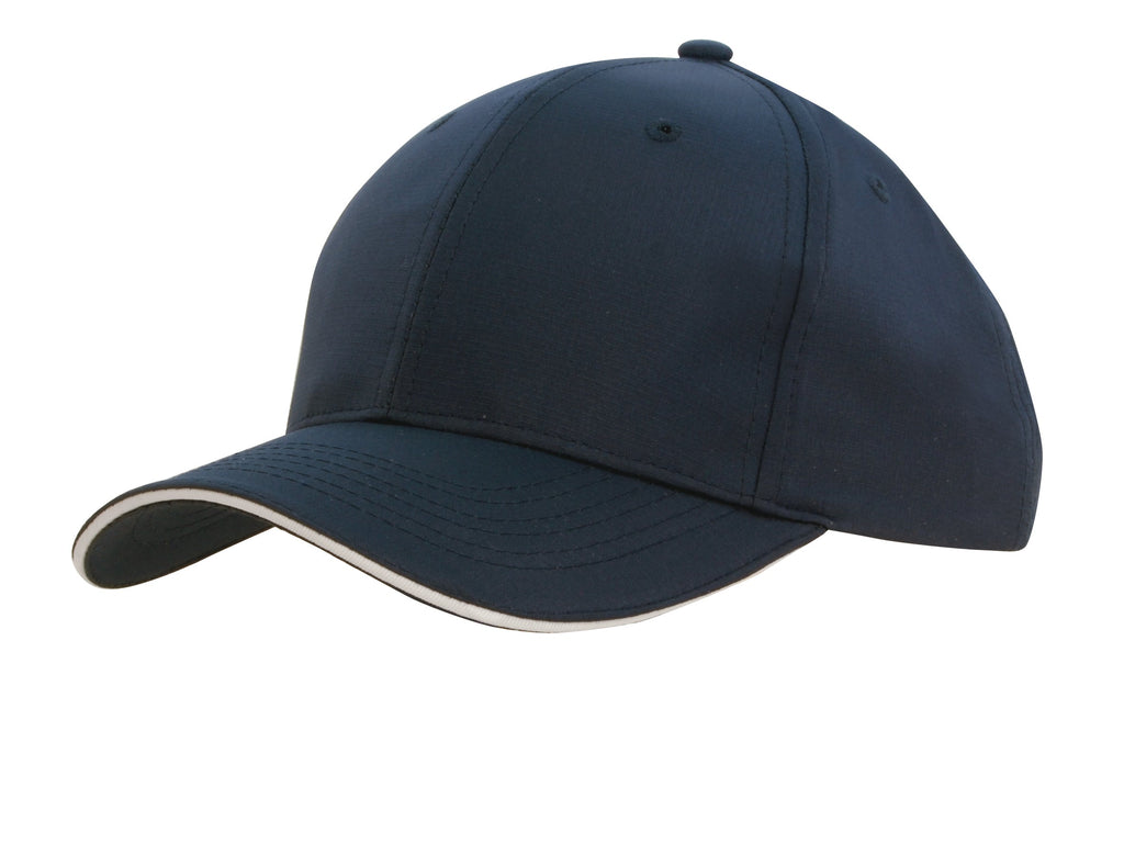 Headwear Sports Ripstop Cap with Sandwich Trim (4149)