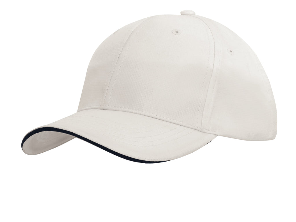 Headwear Sports Ripstop Cap with Sandwich Trim (4149)