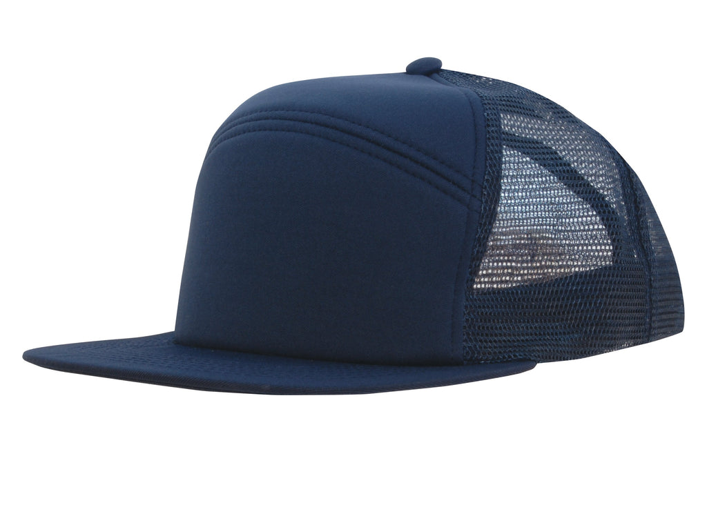 Headwear Foam Front A Frame Cap with Mesh Back (4159)