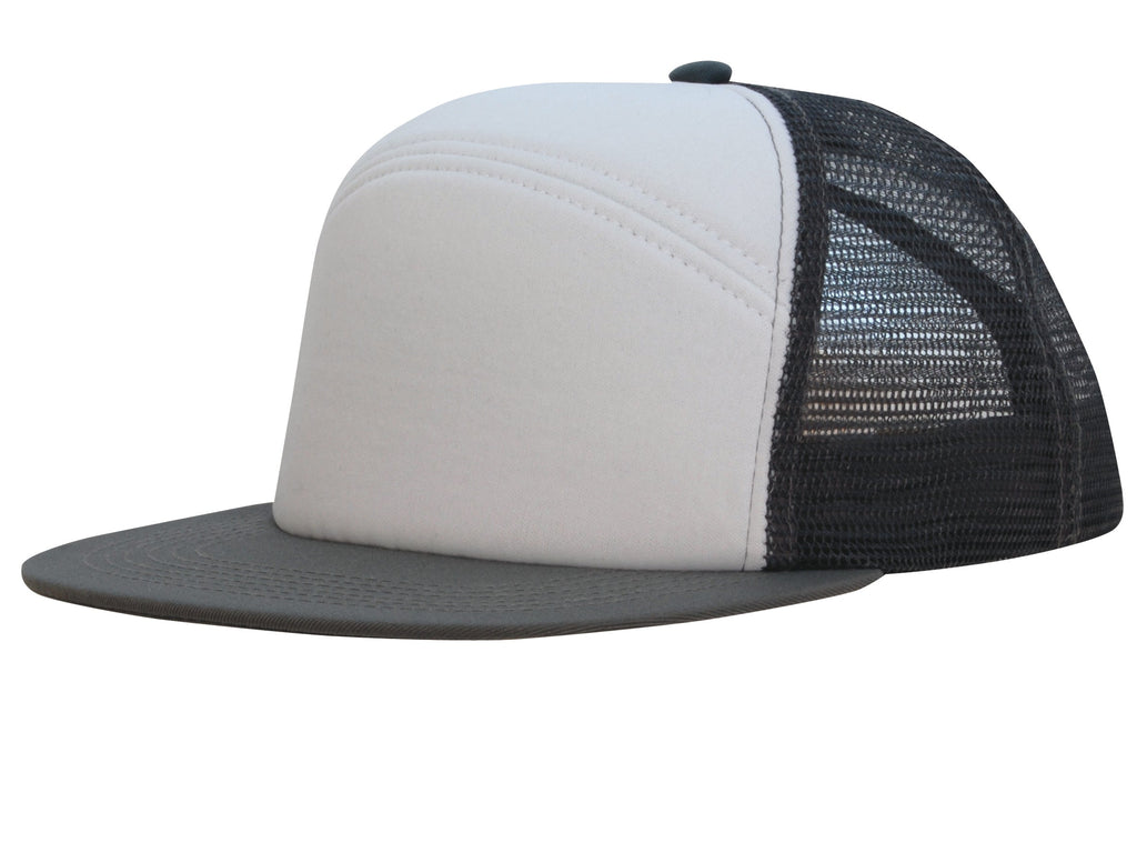 Headwear Foam Front A Frame Cap with Mesh Back (4159)