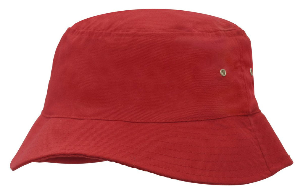 Headwear Brushed Sports Twill Childs Bucket Hat (4166)