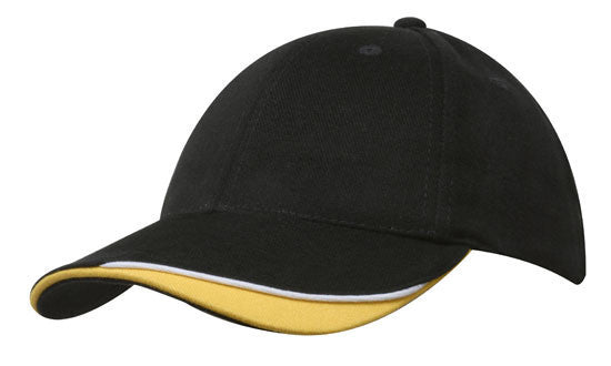 Headwear Brushed Heavy Cotton with Indented Peak (4167)