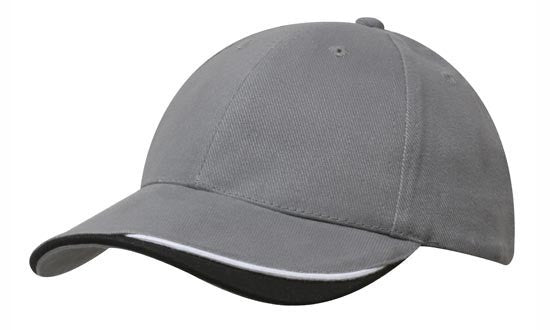 Headwear Brushed Heavy Cotton with Indented Peak (4167)