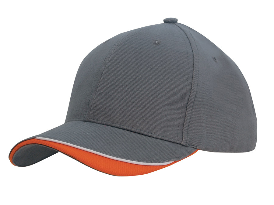 Headwear Brushed Heavy Cotton with Indented Peak (4167)