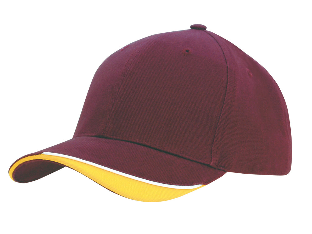 Headwear Brushed Heavy Cotton with Indented Peak (4167)