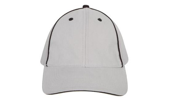 Headwear Brushed Chino Twill with High Tech Mesh Cap (4172)