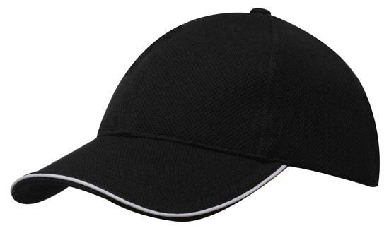 Headwear Double Pique Mesh with Open Sandwich Cap (4185)