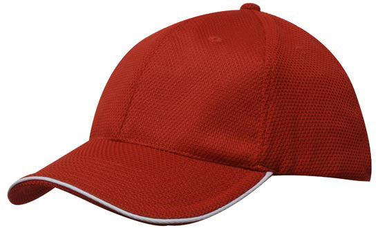 Headwear Double Pique Mesh with Open Sandwich Cap (4185)