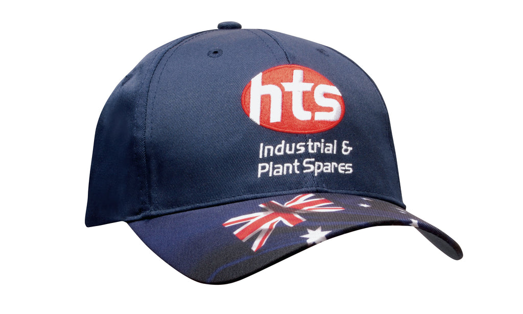 Headwear Breathable Poly Twill Waving Flag Cap (4190)