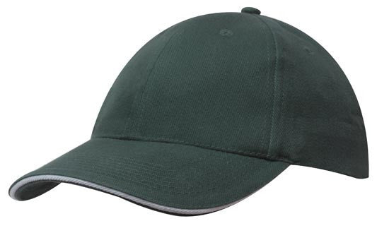 Headwear Brushed Heavy Cotton with Sandwich Trim (4210)