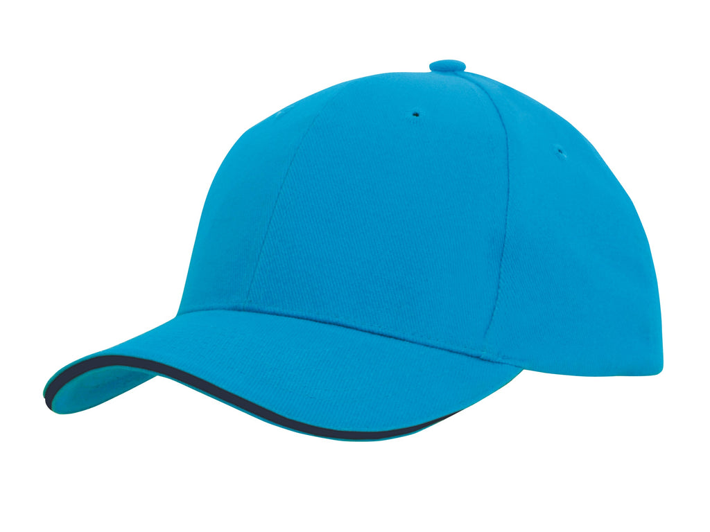 Headwear Brushed Heavy Cotton with Sandwich Trim (4210)