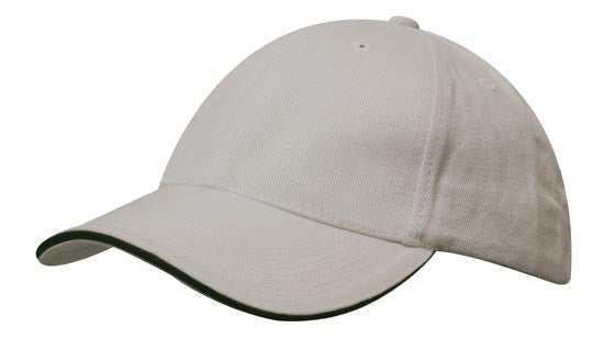 Headwear Brushed Heavy Cotton with Sandwich Trim (4210)