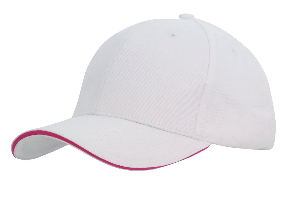 Headwear Brushed Heavy Cotton with Sandwich Trim (4210)