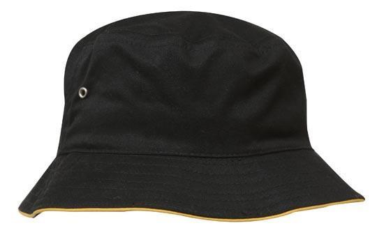 Headwear Brushed Sports Twill Bucket Hat (4223)