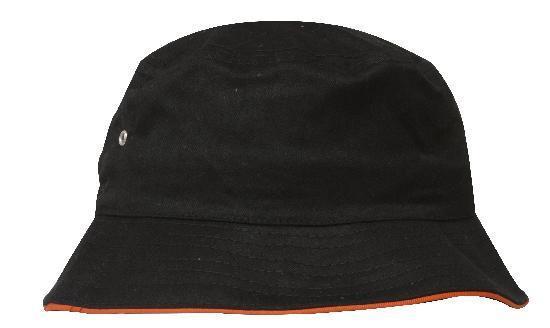 Headwear Brushed Sports Twill Bucket Hat (4223)