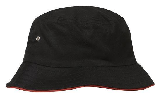 Headwear Brushed Sports Twill Bucket Hat (4223)