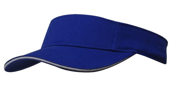 Headwear Brushed Heavy Cotton Visor Cap (4230)