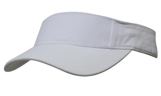 Headwear Brushed Heavy Cotton Visor Cap (4230)