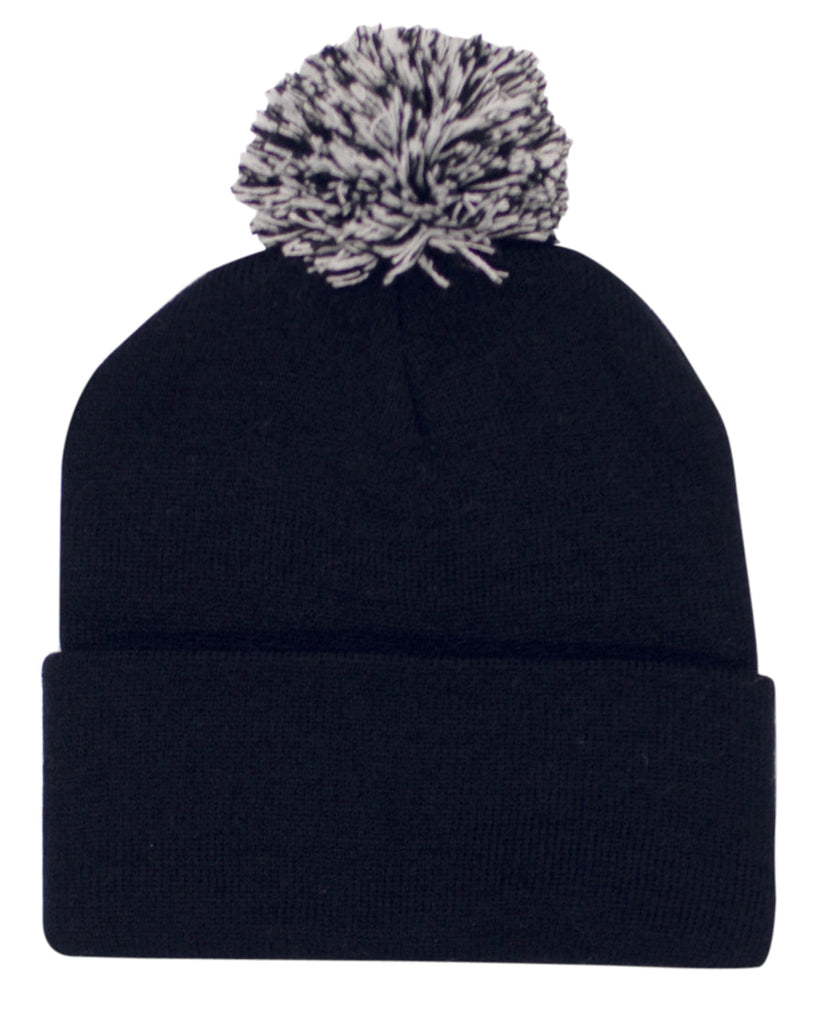 Headwear Acrylic Beanie with Pom Pom (4256)