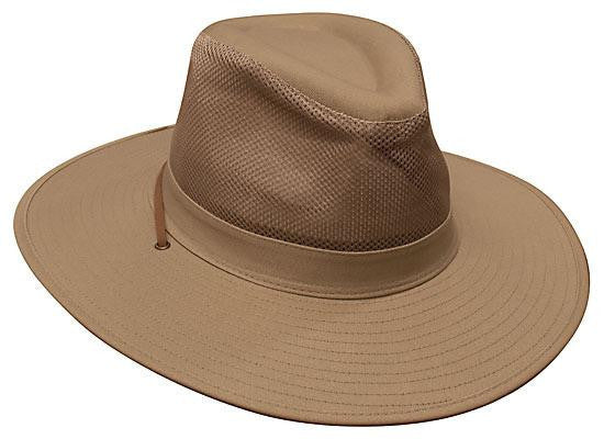 Headwear Safari Cotton Twill & Mesh Hat (4276)