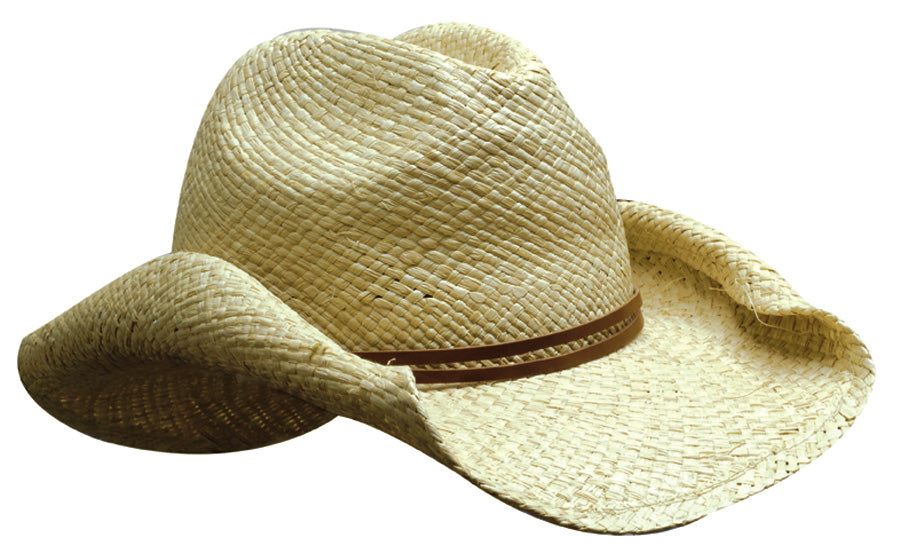 Headwear Ladies Cowboy Straw Cap (4283)