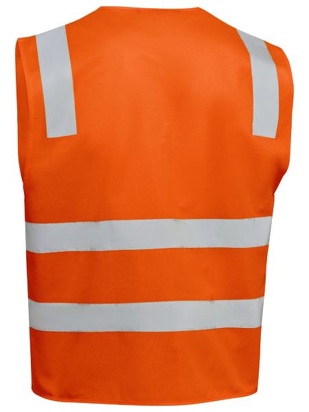 Bisley Taped Hi Vis Safety Zip Vest ( BV0341T)