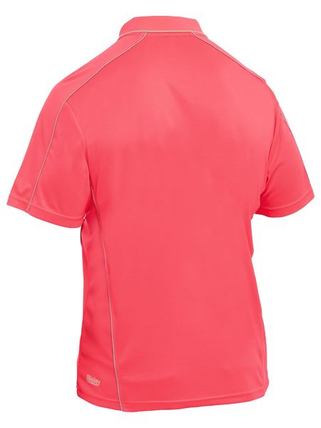 Bisley Cool Mesh Polo With Reflective Piping (BK1425)