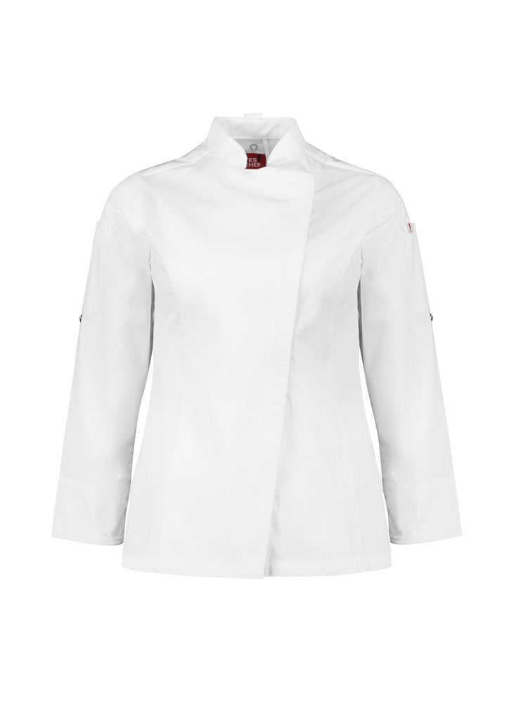 Biz Collection Womens Alfresco Long Sleeve Chef Jacket (CH330LL)