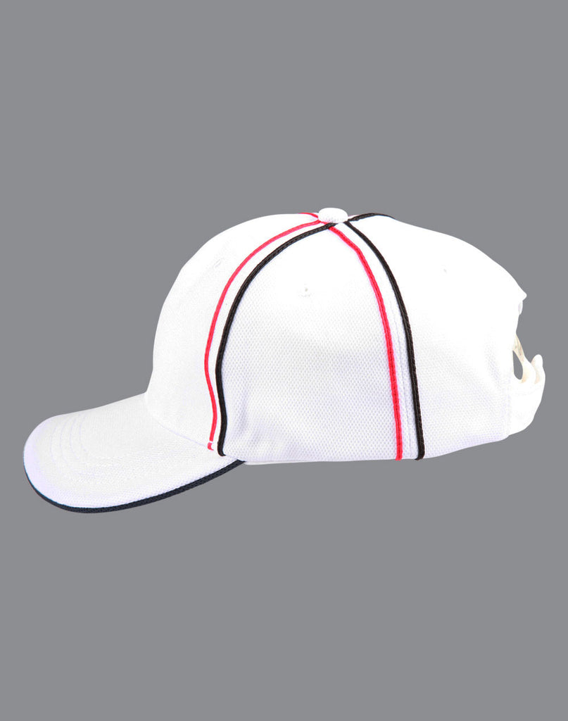 Winning Spirit Tri-Colour Pique Mesh Cap (CH76)