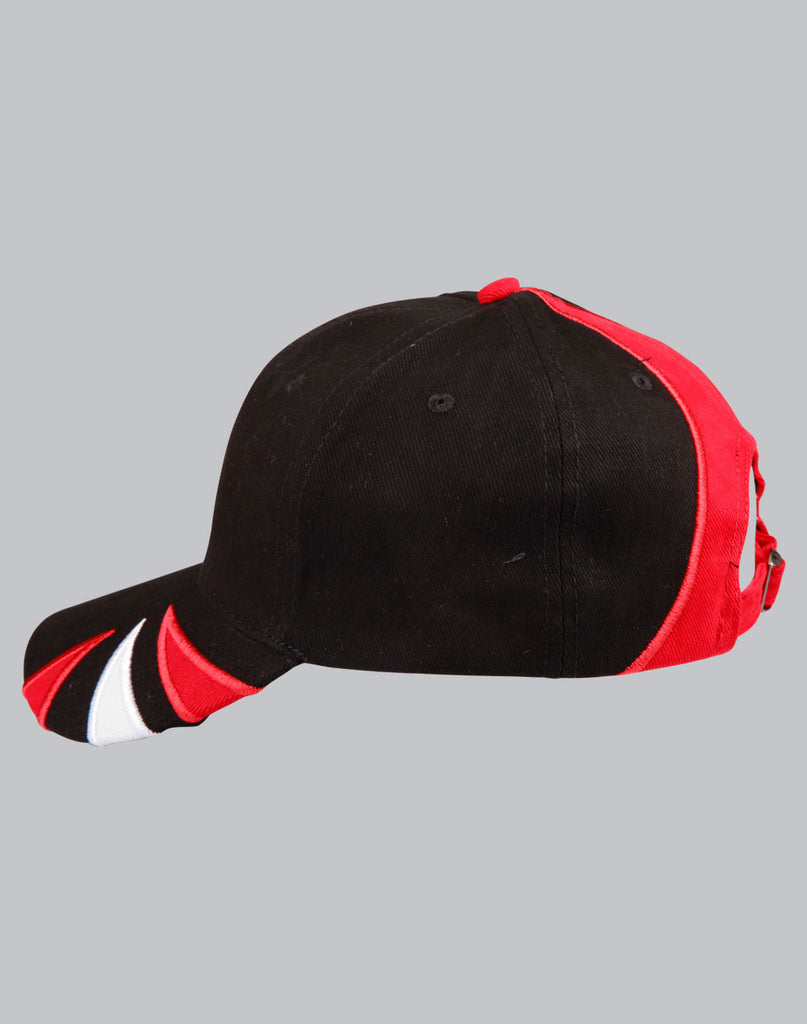 Winning Spirit Tri Contrast Colour Cap (CH80)