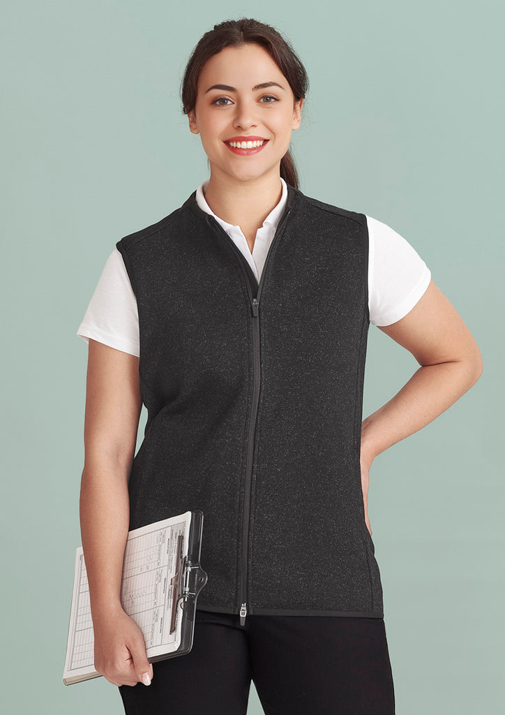 Biz Care Womens Nova Zip Front Vest (CO343LV)