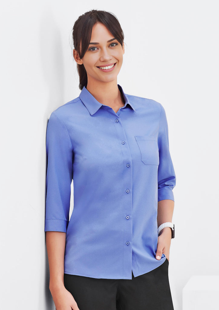 Biz Care Womens Florence 3/4 Sleeve Shirt (CS951LT)