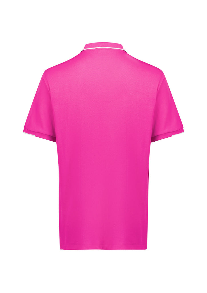 Biz Care Mens Pink Short Sleeve Polo (CST313MS)