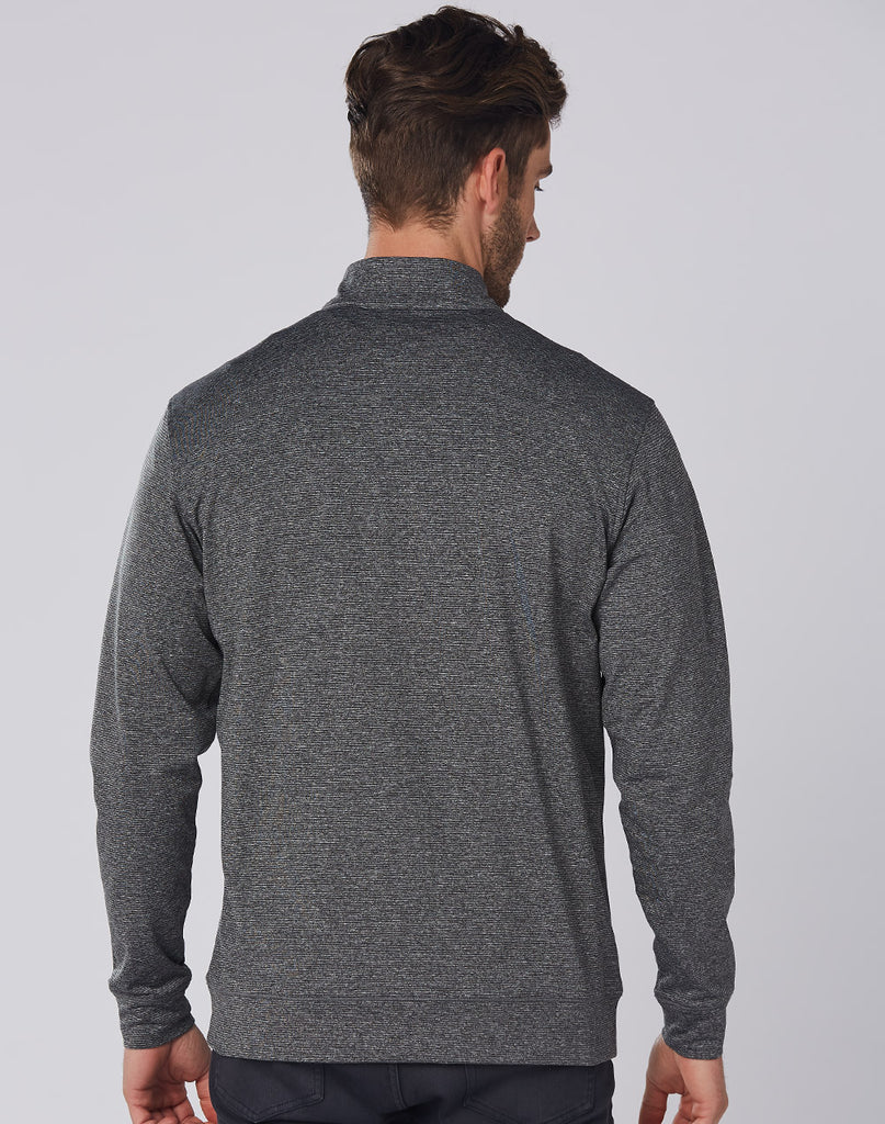 Winning Spirit Mens Half Zip Long Sleeve Sweat Top (FL25)