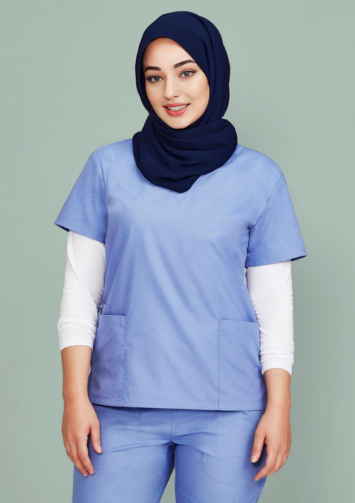 Biz Collection Womens Classic Scrubs Top (H10622)