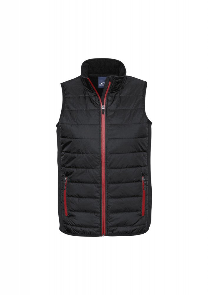 Biz Collection-Biz Collection Stealth Ladies Vest-XS / BLACK/RED-Corporate Apparel Online - 4