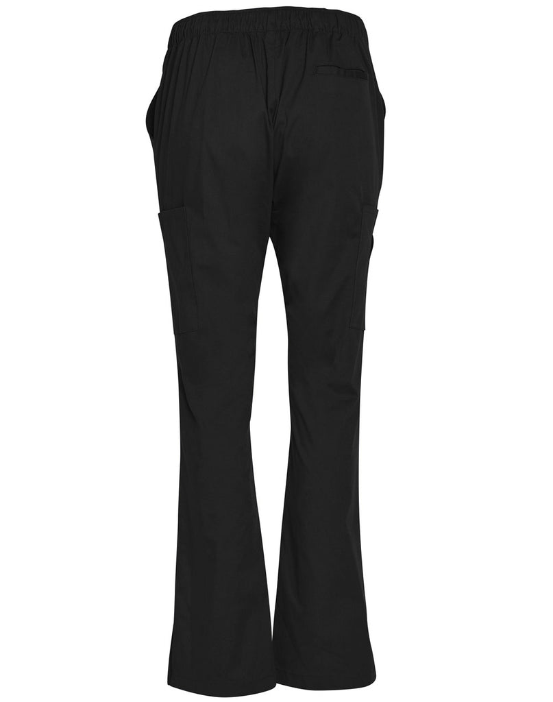 Winning Spirit  Ladies Semi-elastic Waist Tie Solid Colour Scrub Pants (M9720)