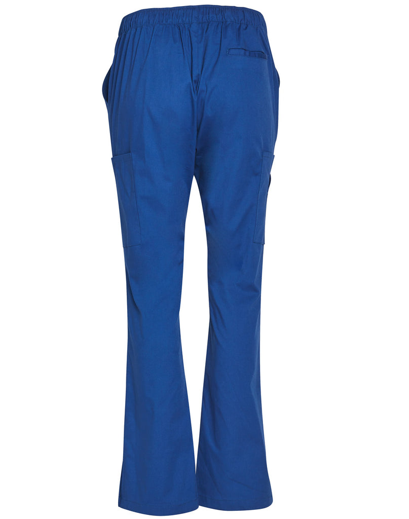 Winning Spirit  Ladies Semi-elastic Waist Tie Solid Colour Scrub Pants (M9720)