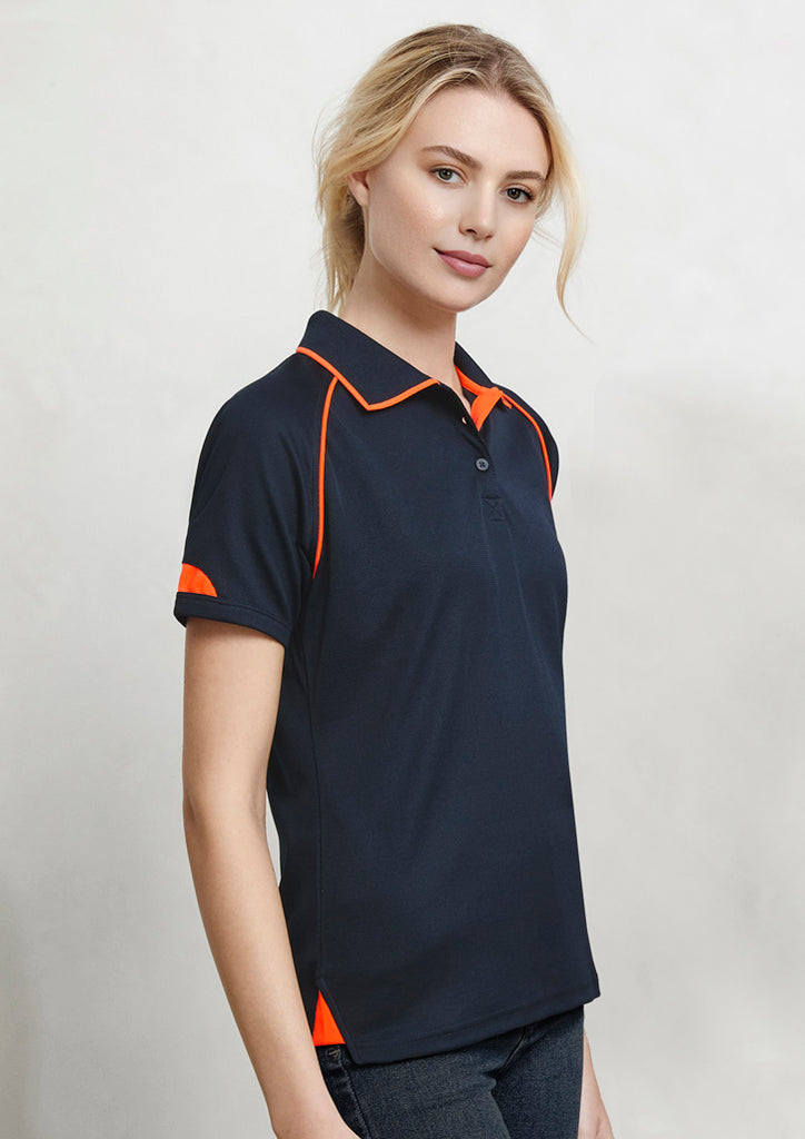 Biz Collection Womens Fusion S/S Polo (P29022)