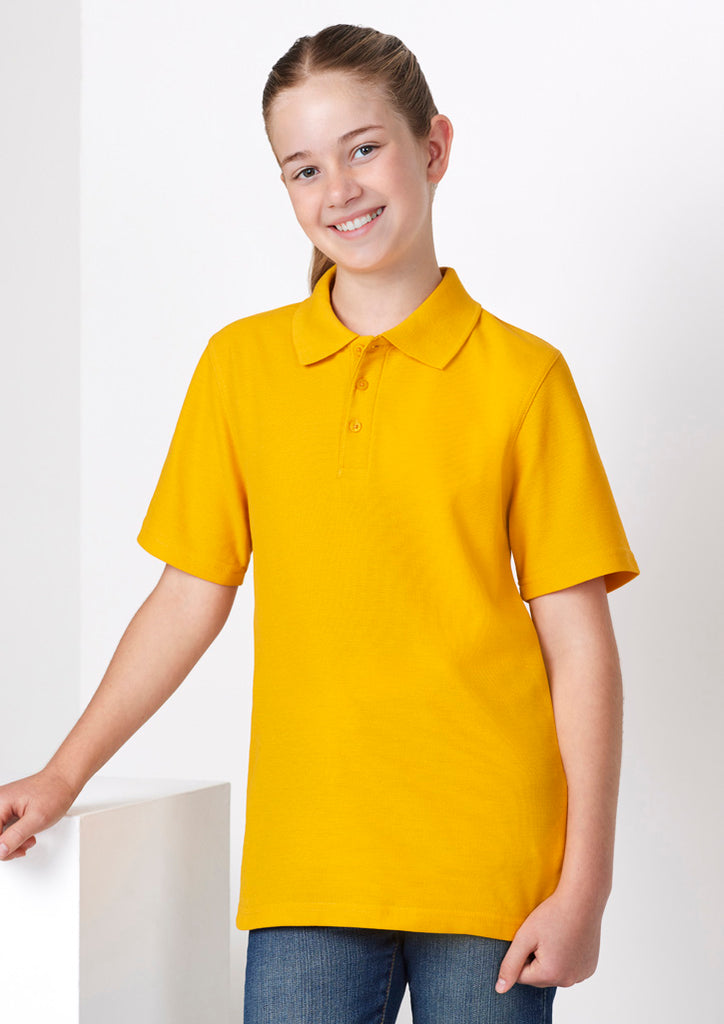 Biz Collection Kids Crew S/S Polo-(P400KS)