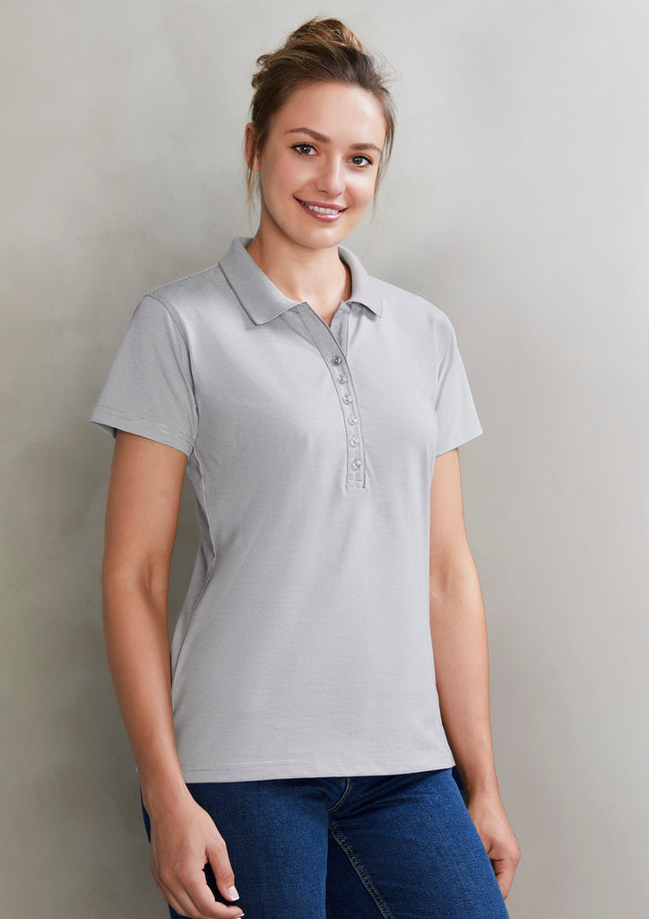 Biz Collection Womens Shadow S/S Polo (P501LS)